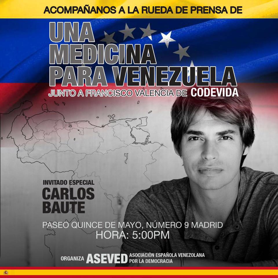 Una medicina para Venezuela (Rueda de prensa Madrid).
