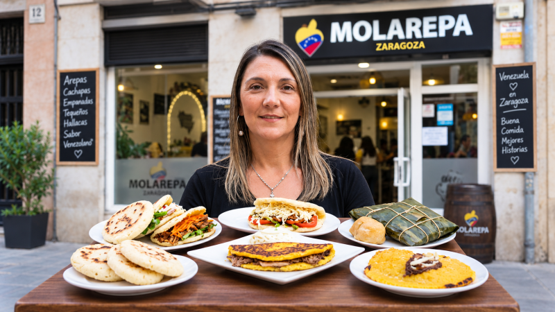 Venezolanos en Zaragoza: Maryori Urdaneta y el origen de Molarepa