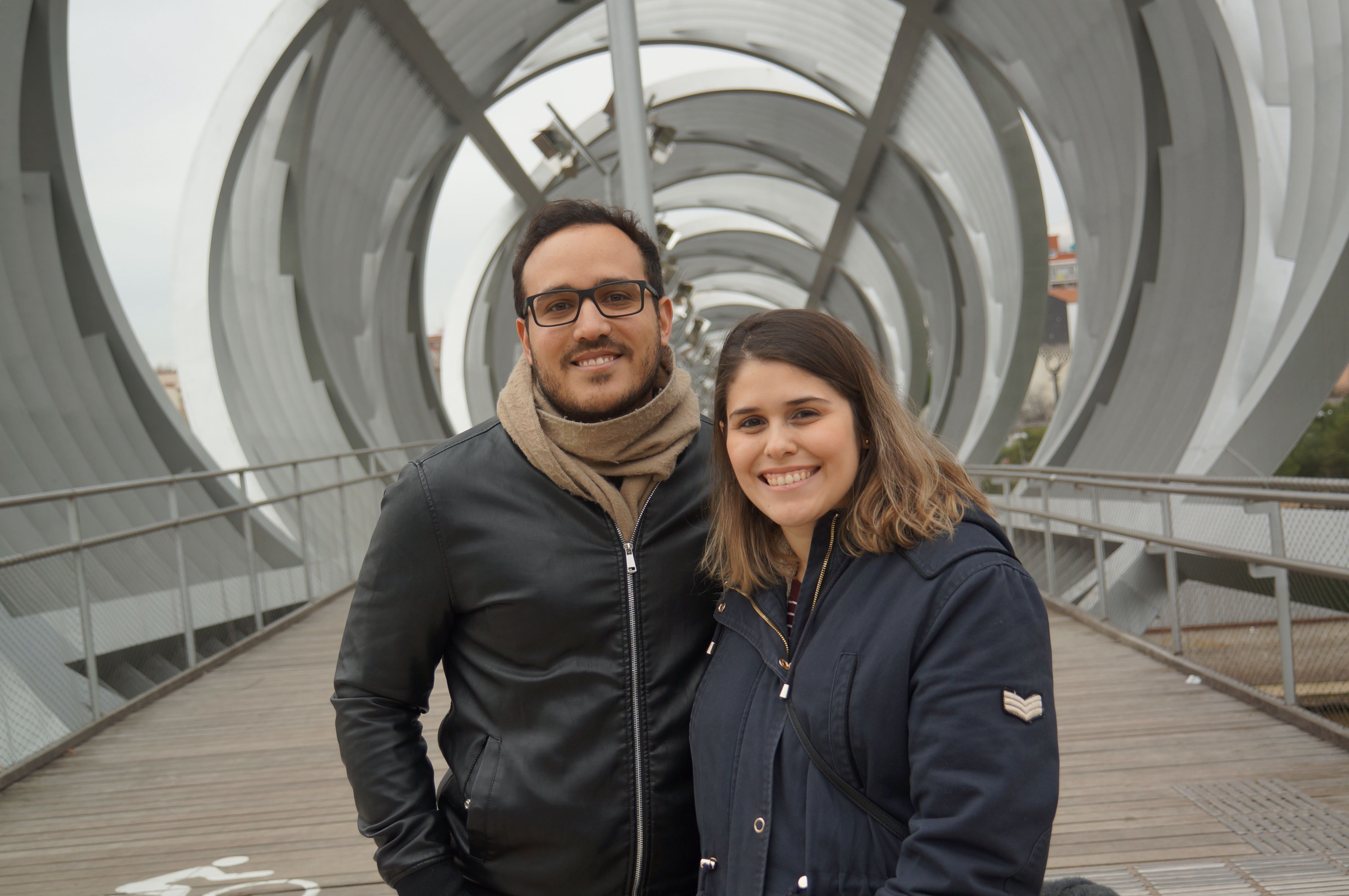 Venezolanos en Madrid (Ariana Scampini y Cristo Guerrero)