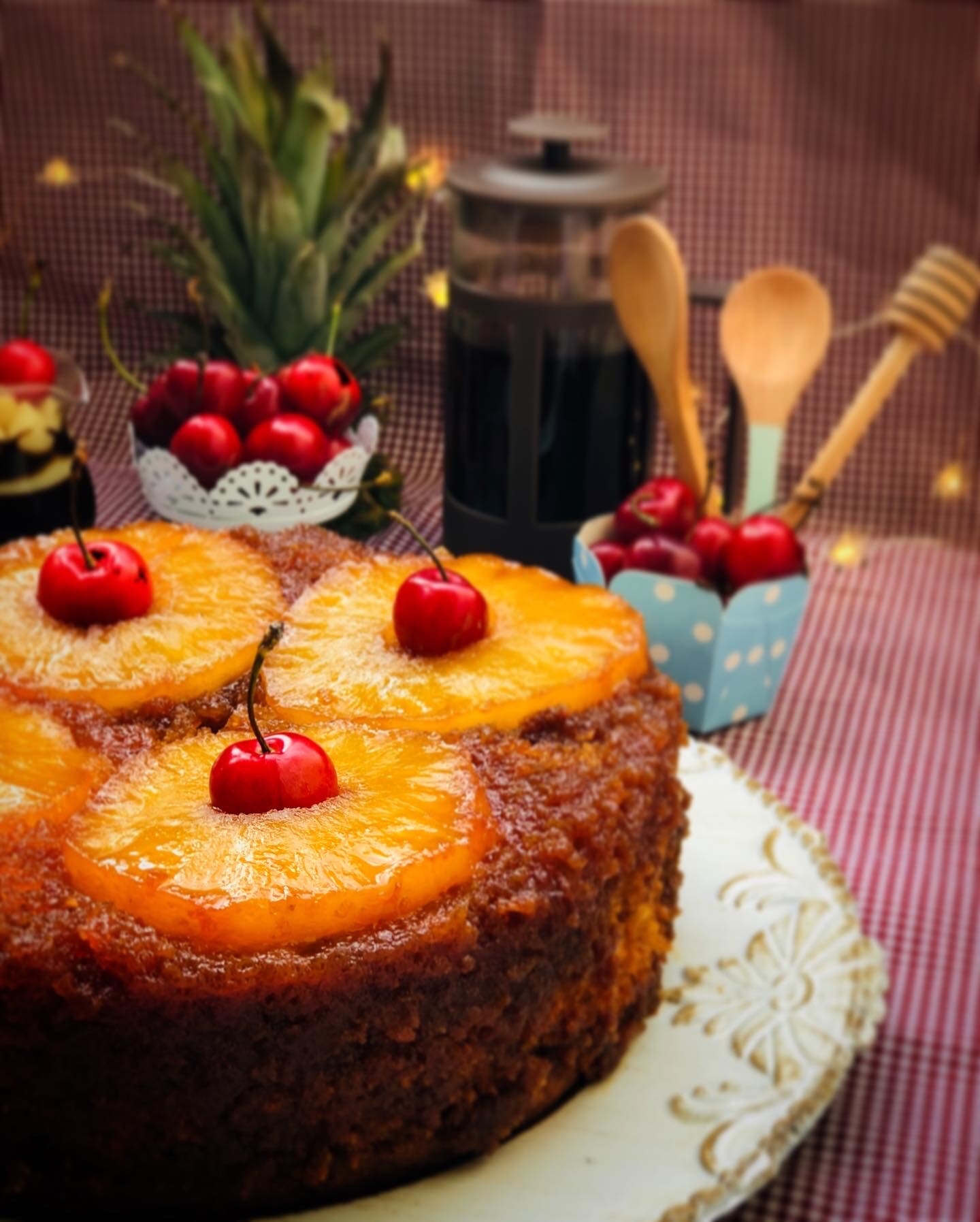 Postres Venezolanos: Torta de Piña